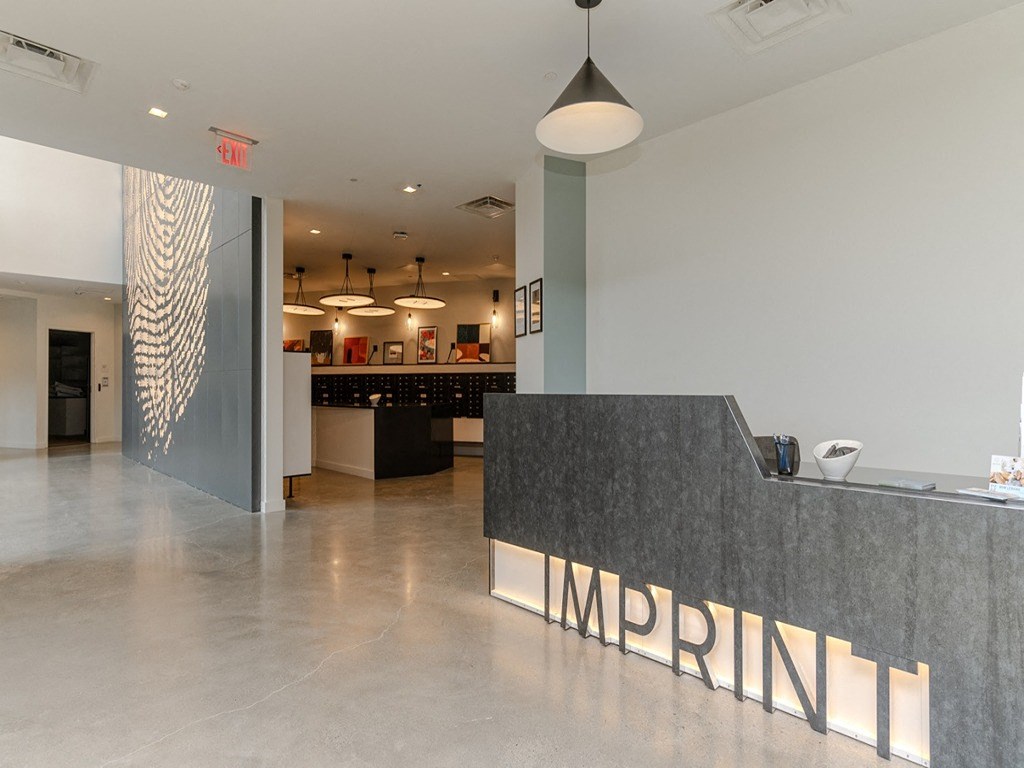 the lobby or reception area of the office building